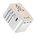 Produktbild RoadZ Reiseadapter Weltweit, Universal Reisestecker mit 2 USB, 3 USB- C und 1AC Steckdose, 30W Internationaler Steckdosenadapter, Universaladapter für Deutschland USA England Australien