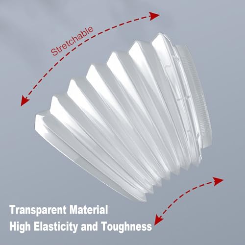 Uadme Drill Dust Bowl 160mm with Handle, Hole Saw Dust Collector Universal Transparent for Recessed Light Installation - Image 3