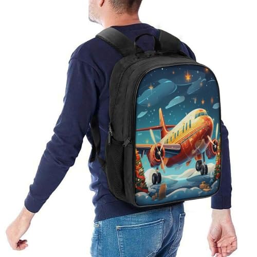 Mochila escolar de avión en 3D para niños listos para el colegio 5