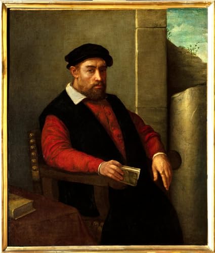 Impression sur toile Rabelais par Moroni, poster d'art 60x90cm aux finitions muséales pour salon