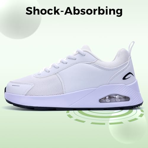 Image of IIV Women Wide Toe Box Walking Shoes Arch Support Running Tennis Sneakers Plantar Fasciitis Shoes