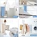 Zevemomo Freestanding Towel Rack for Bathroom, Floor Standing Towel Holder with Two 360° Swivel Arms and Top Storage Tray, 304 Stainless Steel Towel Racks