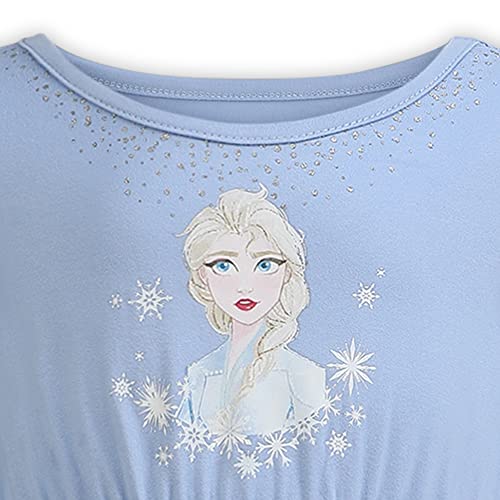 Disney Frozen Girls Elsa Long Sleeve Dress for Toddler and Little Girls – Blue3