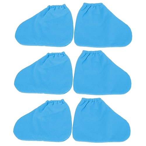 Healeved 4 Pairs Paraffin Wax Foot Wraps Heating Tools Comfortable Cover Elastic Fit Perfect for Relaxation