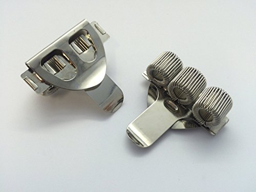 Janrax Portapenne in metallo a triplo foro con