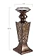Creative Scents Schonwerk Stumpenkerzenhalter, Braun, 2er-Set, Mosaik-Design, funktionale Tischdekoration, Tafelaufsätze für Esszimmer/Wohnzimmer, bestes Hochzeitsgeschenk
