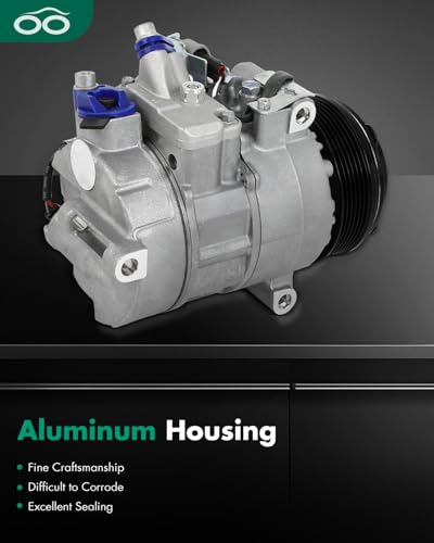 Image of SCITOO AC Compressor for Mercedes-Benz for C250 1.8L 2012-2015 | Fast Cooling, Ultra Low Noise (≤72 dB)Air Conditioner Compressor with Clutch, Easy Installation, 813258 98394 A0032304811