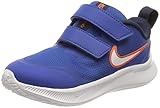 Nike Star Runner 3 Sneaker, Midnight Navy/METALLIC Silver, 22 EU