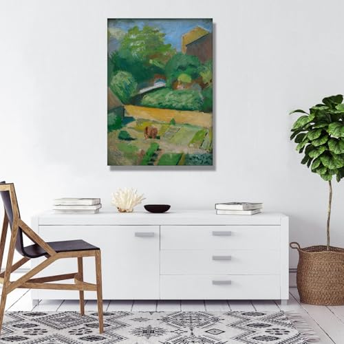 Tableau decoration murale salon moderne toile August Macke 70x98cm - 3