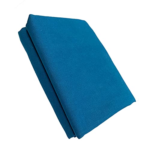 Image of 60 inch Wide 10 oz Dyed Cotton Duck Canvas Fabric Cloth True Blue Color Cotton Heavy Duty Durable Material by Yard for Bags Backdrops Painting and Art Projects