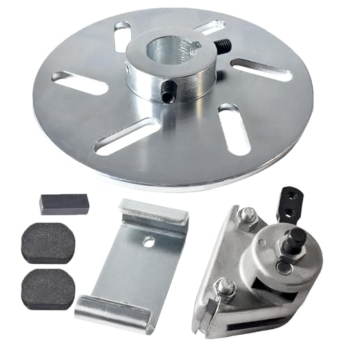 Mechanical Disc Brake Caliper and Bracket with Pads Kit for Manco 9598 9597 Yerf-Dog Carter ASW Bristers Airheart MB-1 Predator 212cc 196cc gx160 Carter Drift Trike Rotor Go Kart