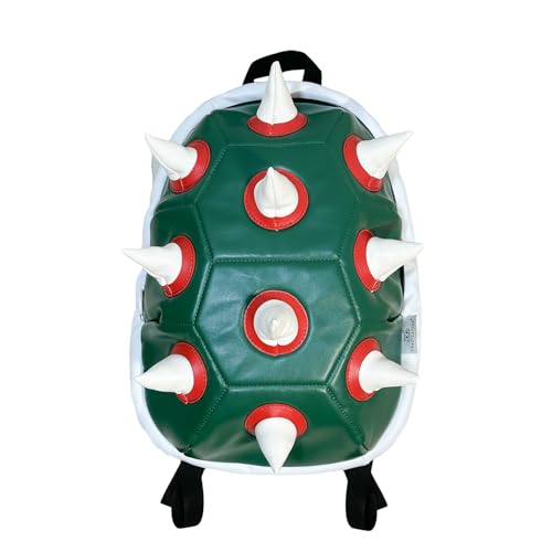 Bowsette Koopa Backpack Super Crown Cool White Spiked Shell Daypack Cosplay Costume Accessory Prop2