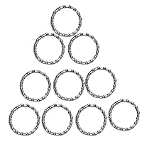 NIYATA 12 Stück Fahrrad Kugellager, Steuersatz Kugelring, Fahrrad Kugellager, Kugellager Fahrrad, Tretlager Schwenkkugel, Vorderrad Käfigkugellager, Bearings Kugellager (Silber)