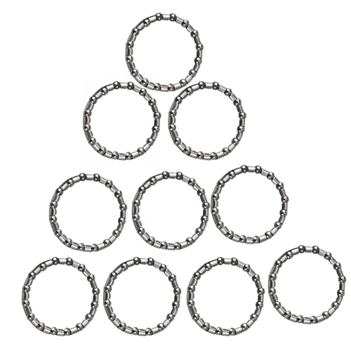 NIYATA 12 Stück Fahrrad Kugellager, Steuersatz Kugelring, Fahrrad Kugellager, Kugellager Fahrrad, Tretlager Schwenkkugel, Vorderrad Käfigkugellager, Bearings Kugellager (Silber) NIYATA 12 Stück Fahrrad Kugellager, Steuersatz Kugelring, Fahrrad Kugellager, Kugellager Fahrrad, Tretlager Schwenkkugel, Vorderrad Käfigkugellager, Bearings Kugellager (Silber)