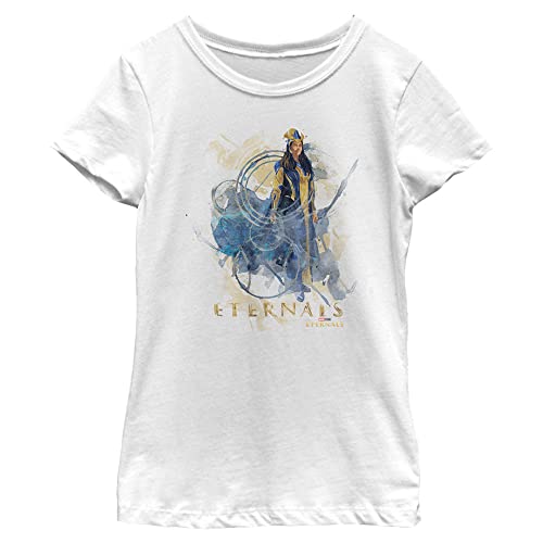 T-shirt Marvel Ajak blanc imprimé pour adolescente coupe décontractée taille L