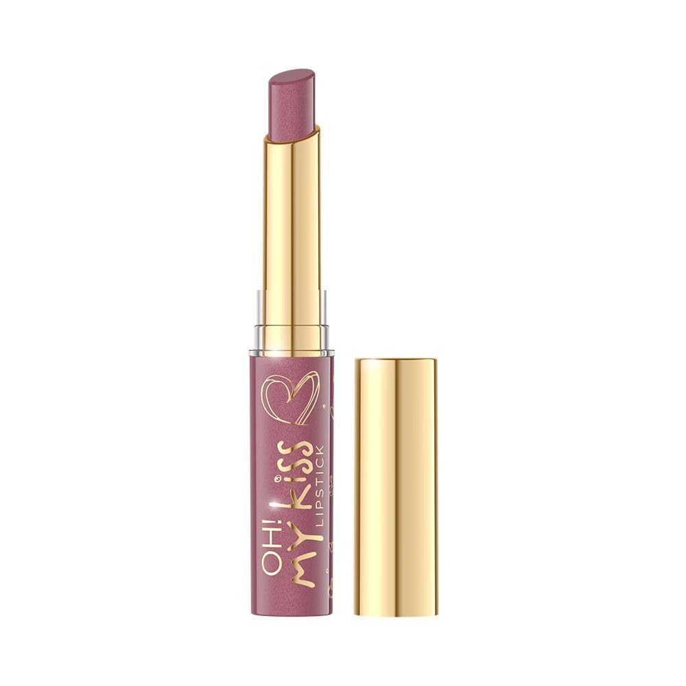 Eveline Cosmetics Oh! My Kiss Valerie's Party Lipstick with Shea Butter - Vegan Hydrating Lip Balm - Long-lasting Moisturizing Formula