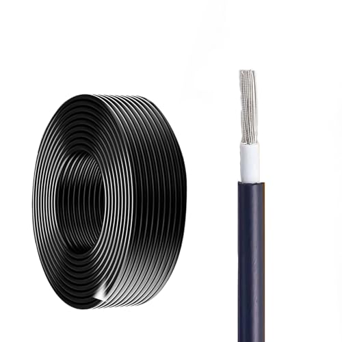 Evita pérdidas de energía solar con este cable fotovoltaico de cobre de 6mm² y 100ft