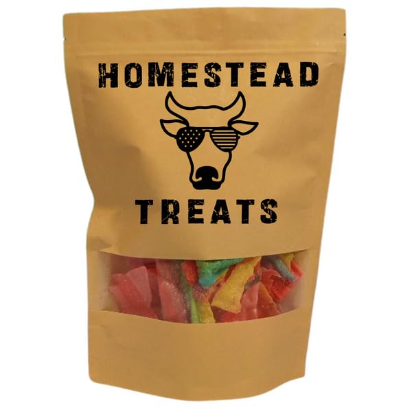 Homestead Treats Freeze-Dried Frooty Roll Chips Candy - Crunchy & Tasty Snack with Bold Fruit Flavors - Fun Twist on a Classic Treat, Packed Fresh in
