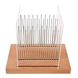 Toyvian Tabla de Corte de Pan de Madera con Guía Ajustable para Rebanadas Uniformes Base Antideslizante Portátil para Panadería Casera y Sándwiches Diseño Compacto y Seguro para Cocina