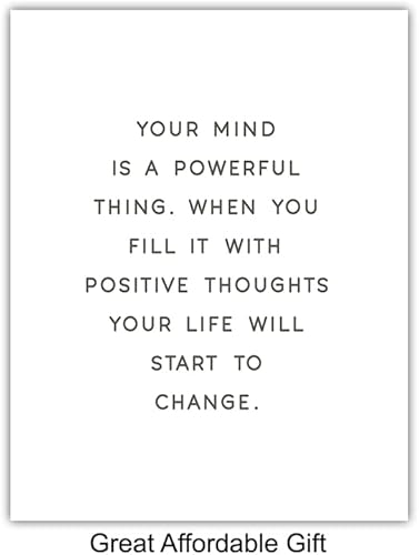 Miniatura 4 de Inspirational Buddhism Quotes Set - Zen Home Decoration Wall Art Decor for Living Room, Yoga Studio, Office - Unique New Age Gift for Buddhist,