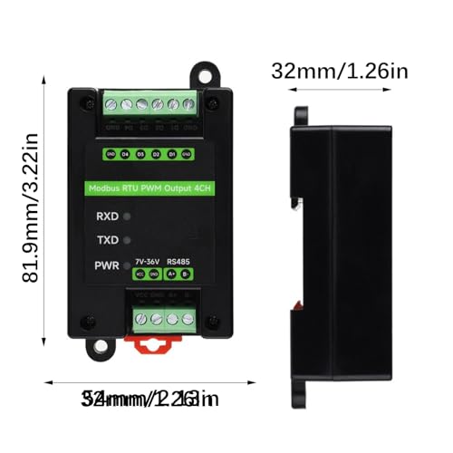 Module RTU RS485抗干扰 4 canaux indépendants carte industrielle - 3