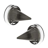 Smoke Bullet Turn Signal Light Lens Cover Fit for Harley Touring Road Glide Road King Electra Glide Tour Glide Heritage with 3-1/4'' Flat Turn Signals,NOT Fit for LED (Plated Smoky)