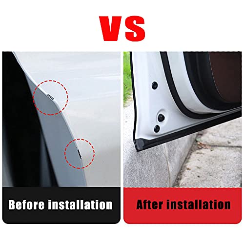 Car Door Edge Guards Clear, Rubber Seal Protector U Shape Edge Trim Car Door Edge Protection Fit For Most Car（Black　16Ft ） #TOP1