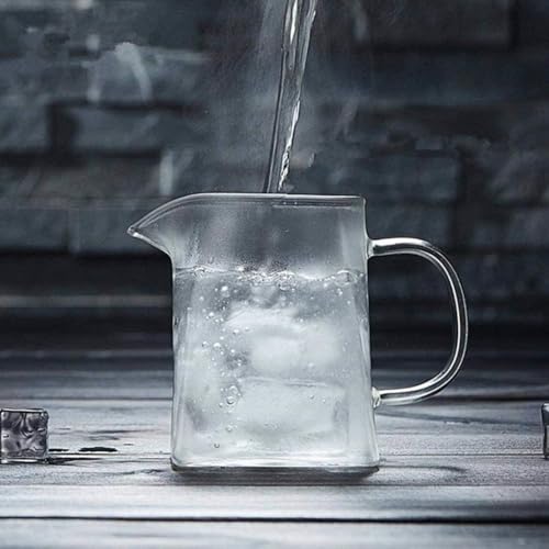 Square Glass Teapot with Infuser, Tea Pot for One, Clear Easy Clean Borosilicate for Stovetop Safe,Glass Teapots for Blooming Tea,Loose Tea,Flowering Tea (550ML) - Image 4
