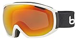 Tecnología B-FLEX Bollé zar – Gafas de esquí, Unisex, color Matte White/Grey, tamaño M/L