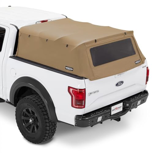 Softopper Truck Top, Model FD65B-TSR, Tan for 2015 and Newer Ford F150, 5-1/2' Bed