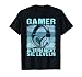 Gamer altern nicht sie Leveln Zocke Headset Video PC Spieler T-Shirt
