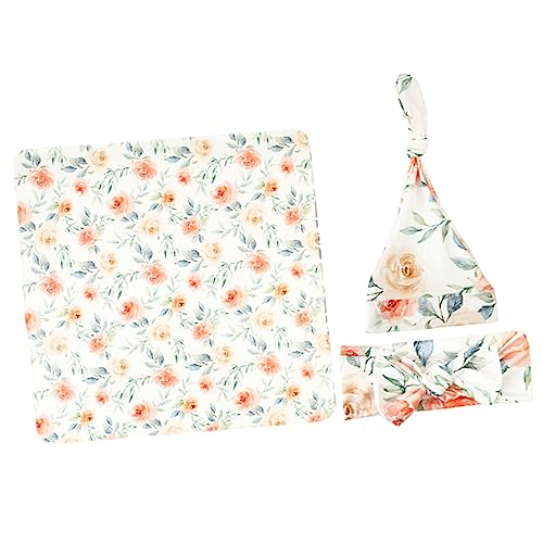 Yardwe 1 Juego De Gorro De Tela para Bebé Diadema Gorro De Muselina para Recién Nacidos para Shower Guardería Diadema Banda para La Cabeza Saco De Poliéster para Bebé