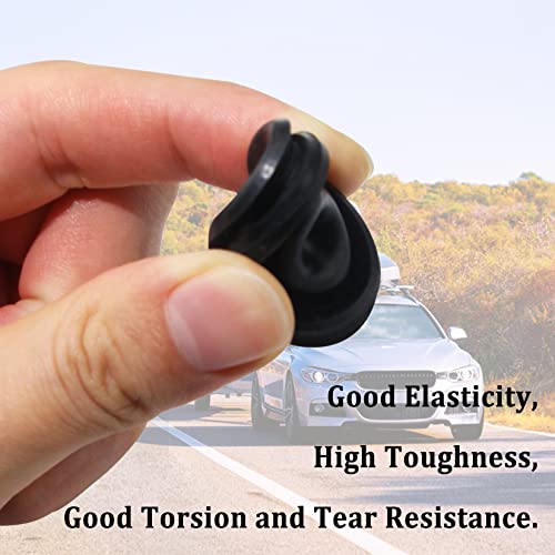 Ibroprat 20Pcs 1.98" Trailer Hub Cap Rubber Plugs,Trailer Axle Bearing Dust Cap Cup Grease Cover Rubber Plugs,Bolt Trailer Axle Wheel Bearing And Hub Dust Cap Plugs For Most 2000 To 3500 Pound Axles #TOP3