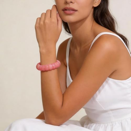 Image of Fidget Bracelet for Women Anxiety Bodhi Seeds Beaded Bracelets, Zen Fidget Stretch Bracelet Alleviate Anxiety Stress