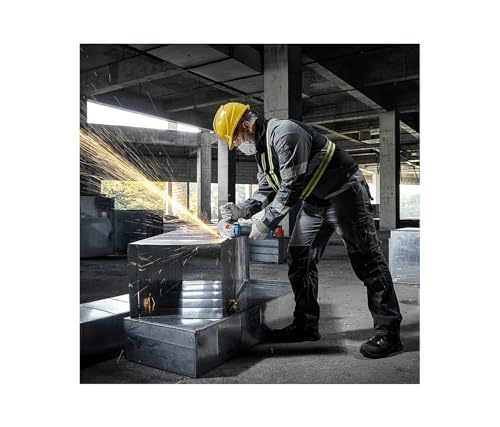 Image of BOSCH GWS 18V-8 Professional Cordless Angle Grinder Kit | 800W Equivalent Power | 100mm Disc Size | Compact Design | Optimized Runtime | Advanced Safety Features | Dust-Free Cutting Solution