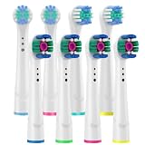 Têtes de brosse à dents électriques pour OralB - 3D Clean White et Professional Clean Stan...