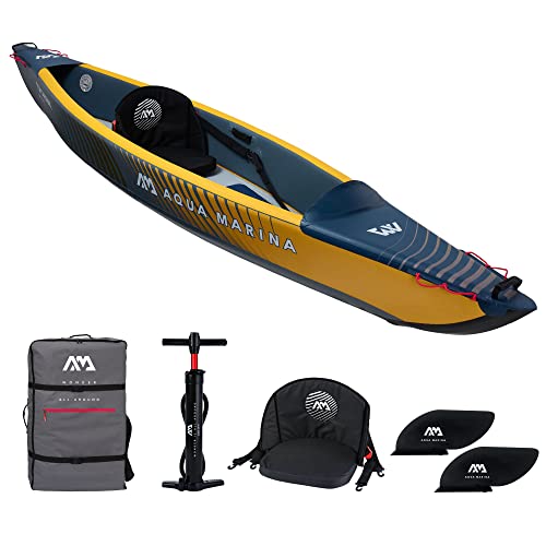 Aqua Marina Tomahawk AIR-K Hochdruck Drop-Stitch Premium Aufblasbares Kajak...