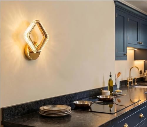 Image of Lyse Decor Wall Lights for Home Decoration LED Wall Light with 3 Color Modes, Easy Installation, Ideal for Modern Interiors, Bedroom, Living Room, Hallway, Office (1, WL90)