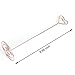 Jofefe 10pcs 8.6 Inch Tall Place Card Holder Table Number Holder Table Card Holder Table Number Stands with Heart Shape Photo Picture Memo Clips for Wedding Favors, Rose Gold