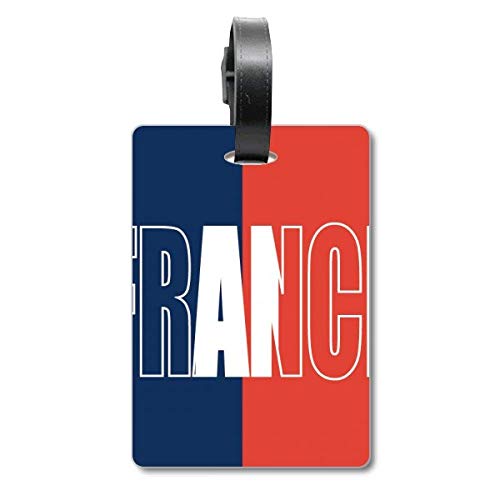 Étiquette de sac drapeau France indéchirable pour bagage cabine