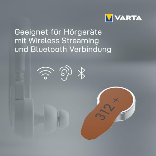 VARTA Hörgerätebatterien Typ 312 braun, 60 Stück Vorratspack, 1,45 V – Ansicht 8