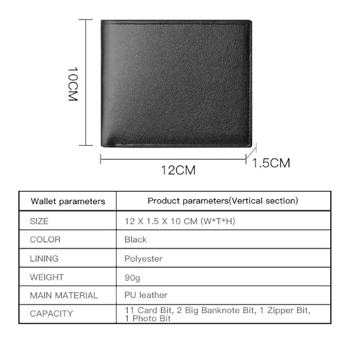 SCP Foundation Anime Black Short Wallets Men ID Card Holders Cartoon Purse With Coin Pocket Women Money Bags （3）2