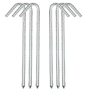 Yeasing Zaun-Heftklammern 30,5 cm 6er-Pack