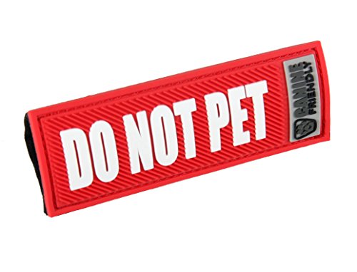 Canine Friendly Bark Notes Patch for Collar or Leash, Do Not Pet, 1