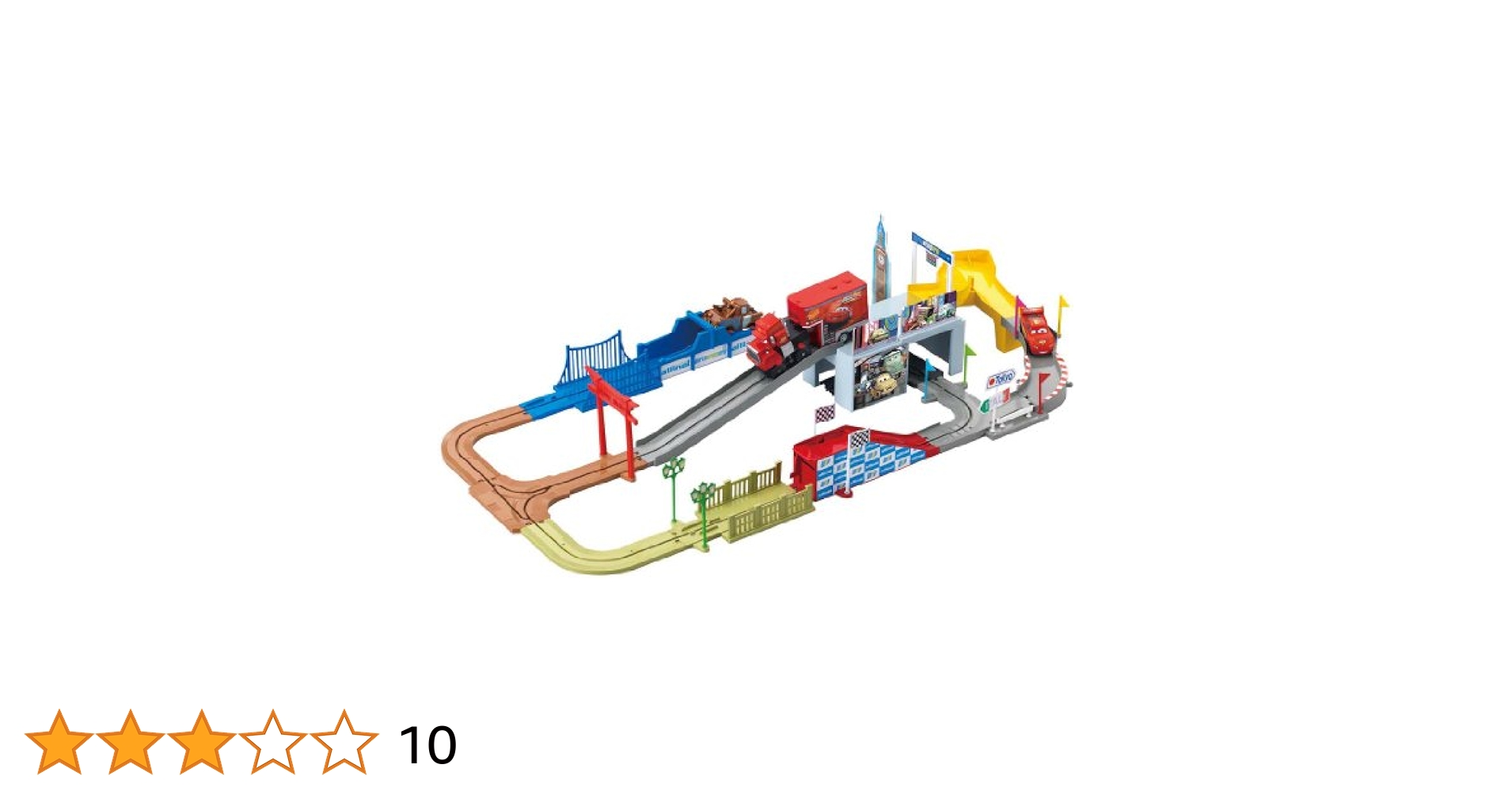 【TOMICA＆Disney】カート＆ミニカーセット Cars Tomica 93cm WGP LARGE ROAD SET - Disney Pixar : Amazon