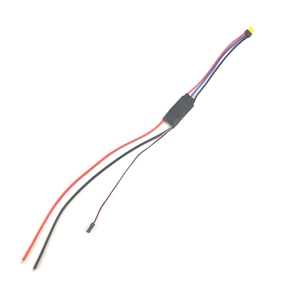 Bezszczotkowy kontroler prędkości ESC 30A, model 2, 6S, z przełącznikiem do pompy wodnej 6S, kompatybilny z samolotami, quadkopterami i dronami sterowanymi radiowo.