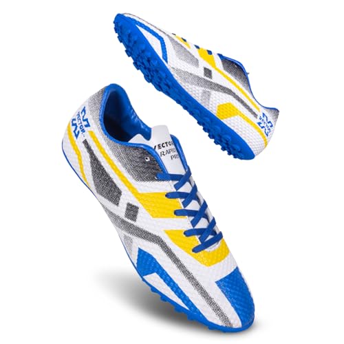 Image of Vector X Rapid 2.0 Series 3D Texture Upper with Double Colour TPU Sole| Unique Design|Comfortable| Football Soccer Court Studs|Futsal Shoe| Ideal for Synthetic Turf & Hard Ground|Men, Youth, Boys