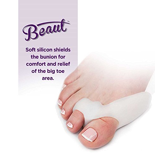 Bunion Corrector Splint and Pads Relief Kit - Hammer Toe and Hallux Valgus Pain Relief Sleeves – 8Pc. Bunion Care for Big Toe Joint Pain - Men and Women – Toe Separator, Straightener, Spacer, Spreader