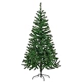 GIGALUMI Sapin de Noël Artificiel Pliable 150 cm, Vert réaliste, 400 Embouts en PVC, ave...