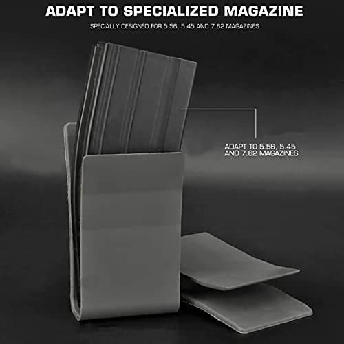 2Pcs/Set Hunting Tactical Molle Vest Nylon Mag Magazine Pouch Insert Set Mag Carrier Clip #TOP2